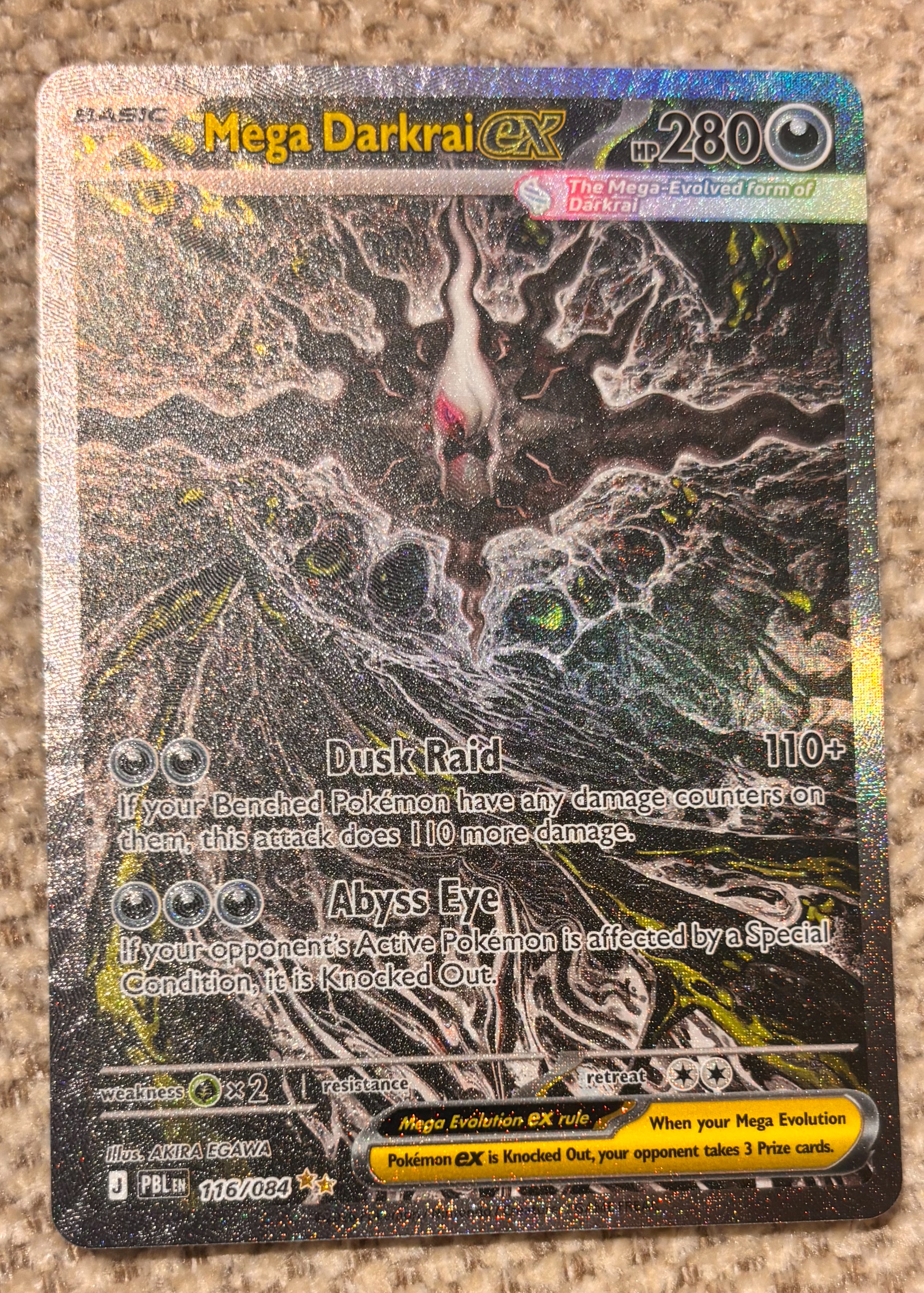 Mega Darkrai ex - Grade 6.5 - Pitch Black #116/084 | TCGrader