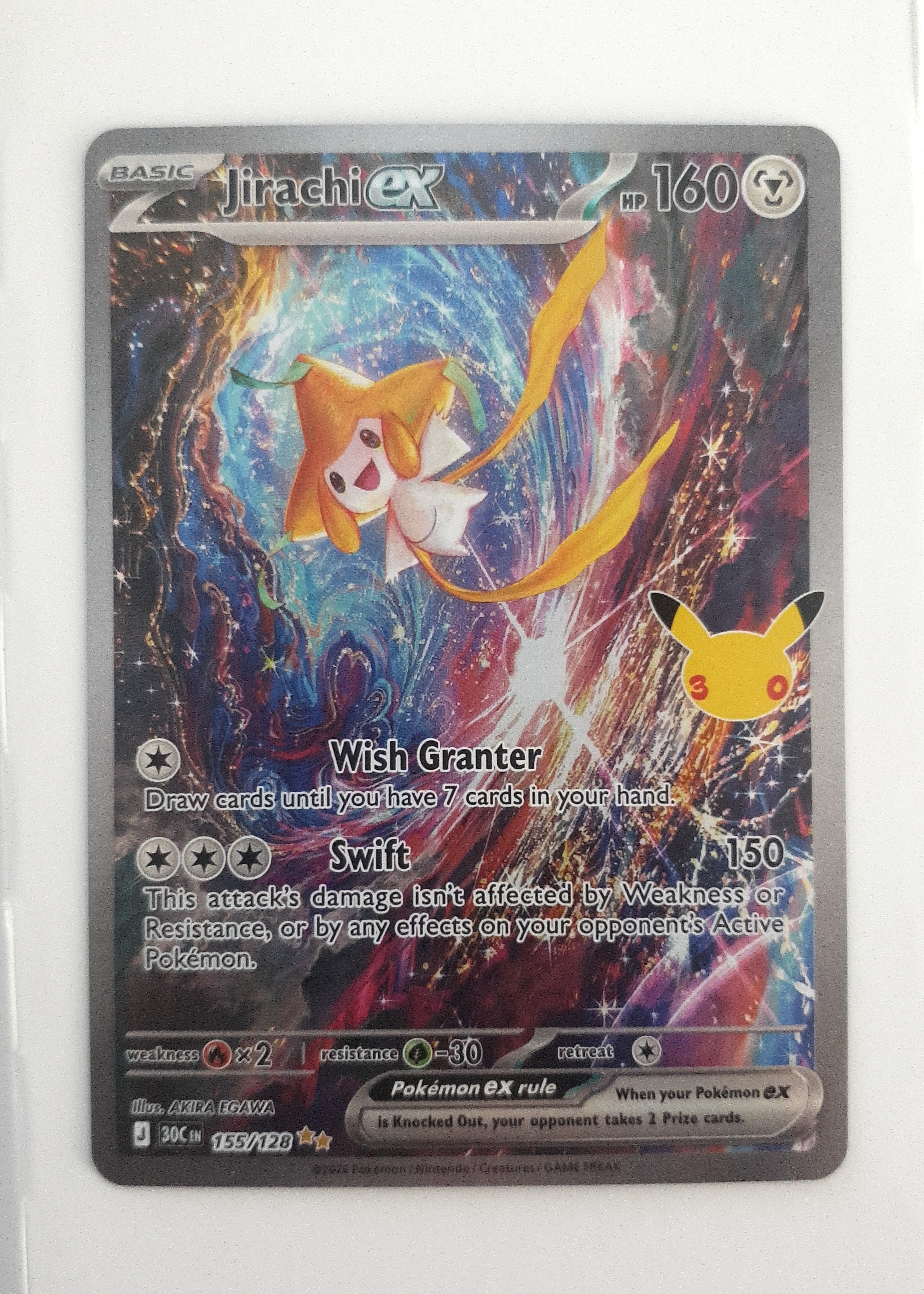 Jirachi ex - 30th Celebration [Grade 9]