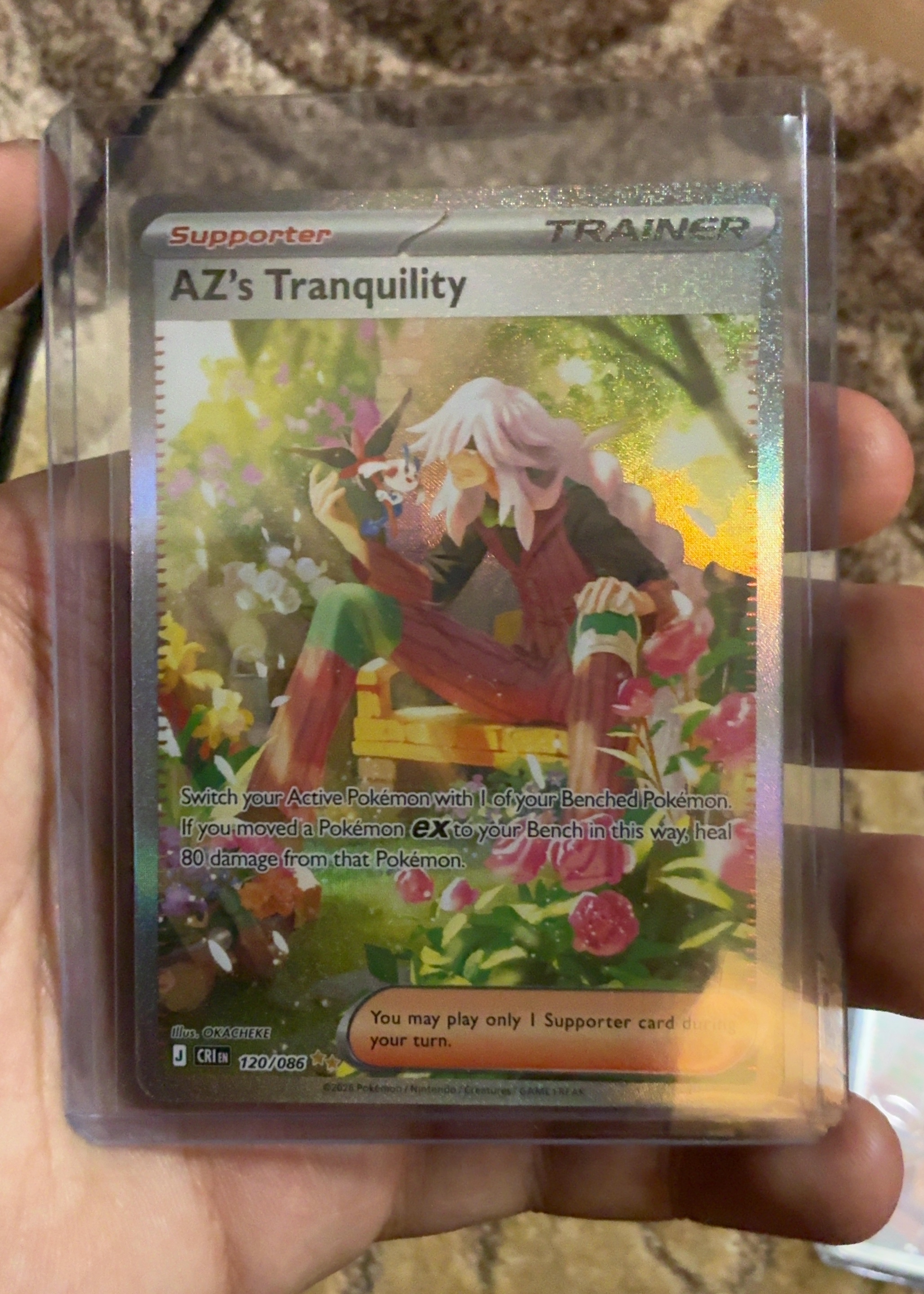 AZ's Tranquility - Grade 9 - Chaos Rising #120/086 | TCGrader
