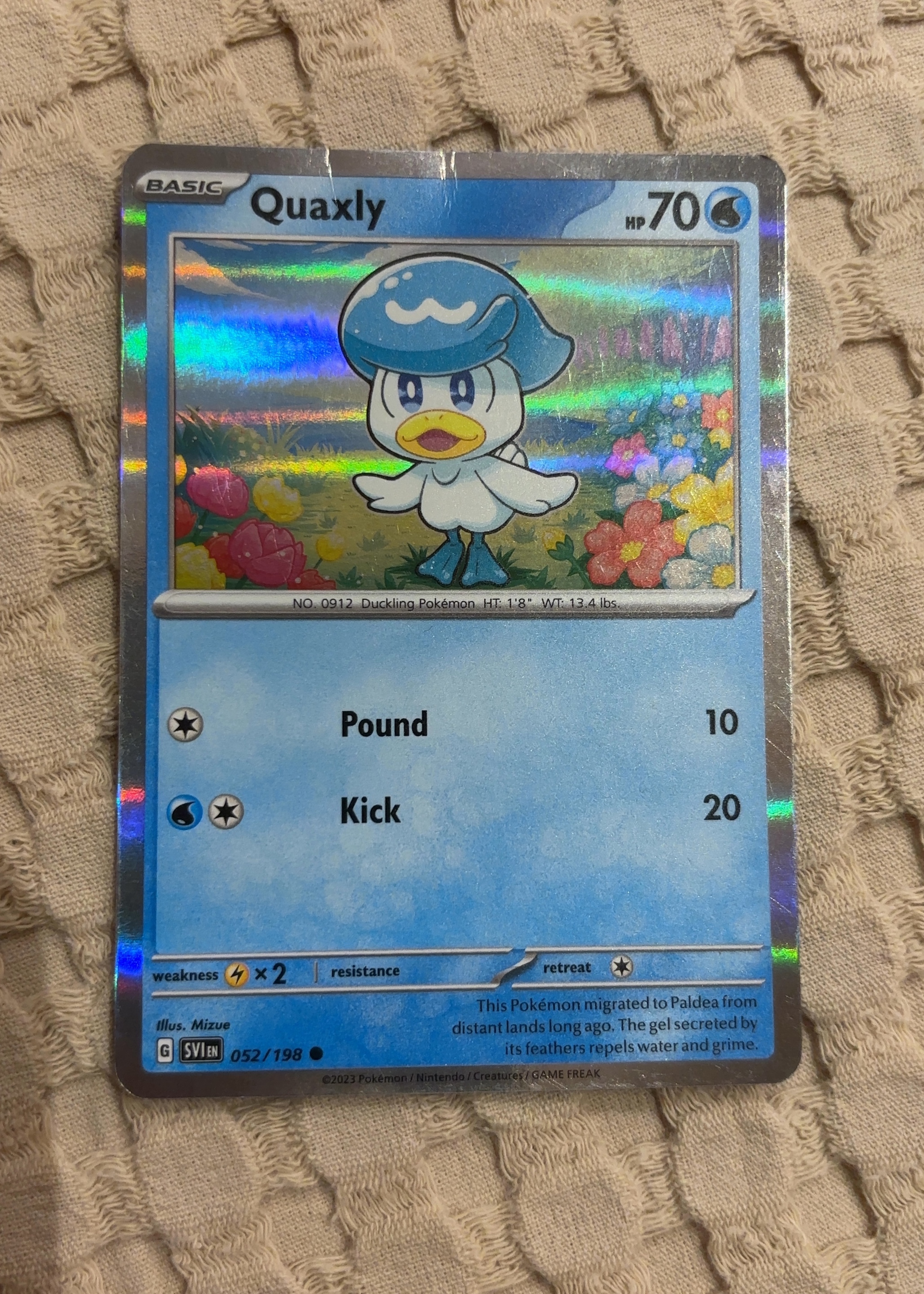 Quaxly - Scarlet & Violet [Grade 4]