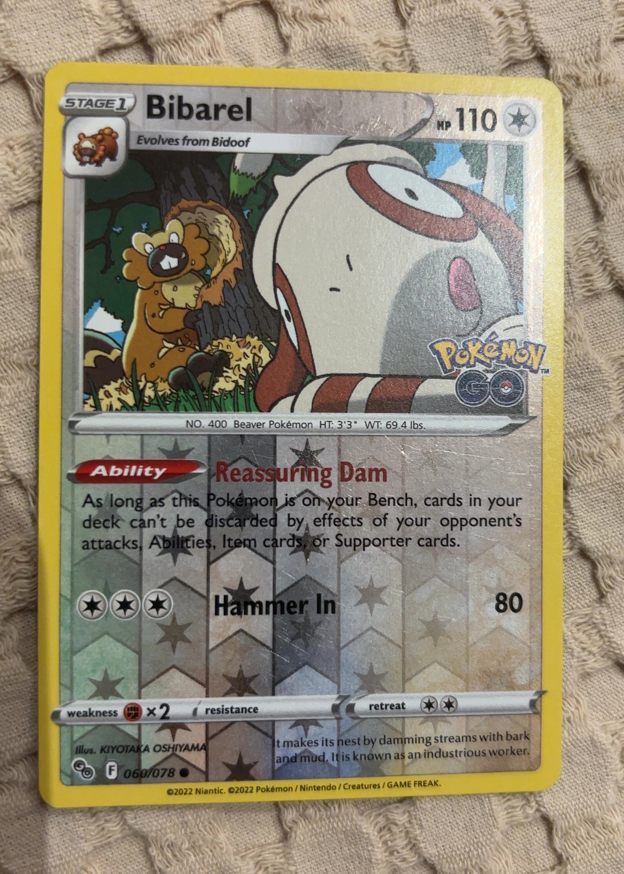 Bibarel - Pokémon GO [Grade 5]