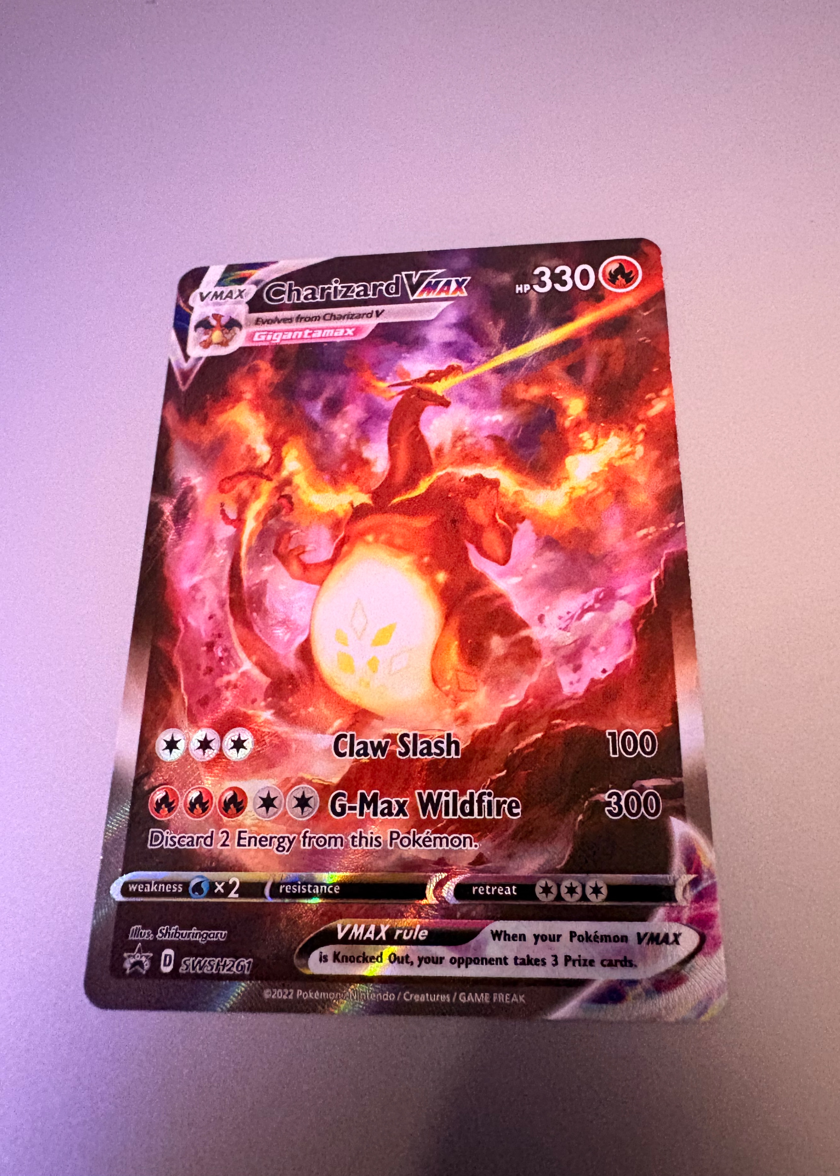 Charizard VMAX - Grade 9 - SWSH Black Star Promos #SWSH261 | TCGrader