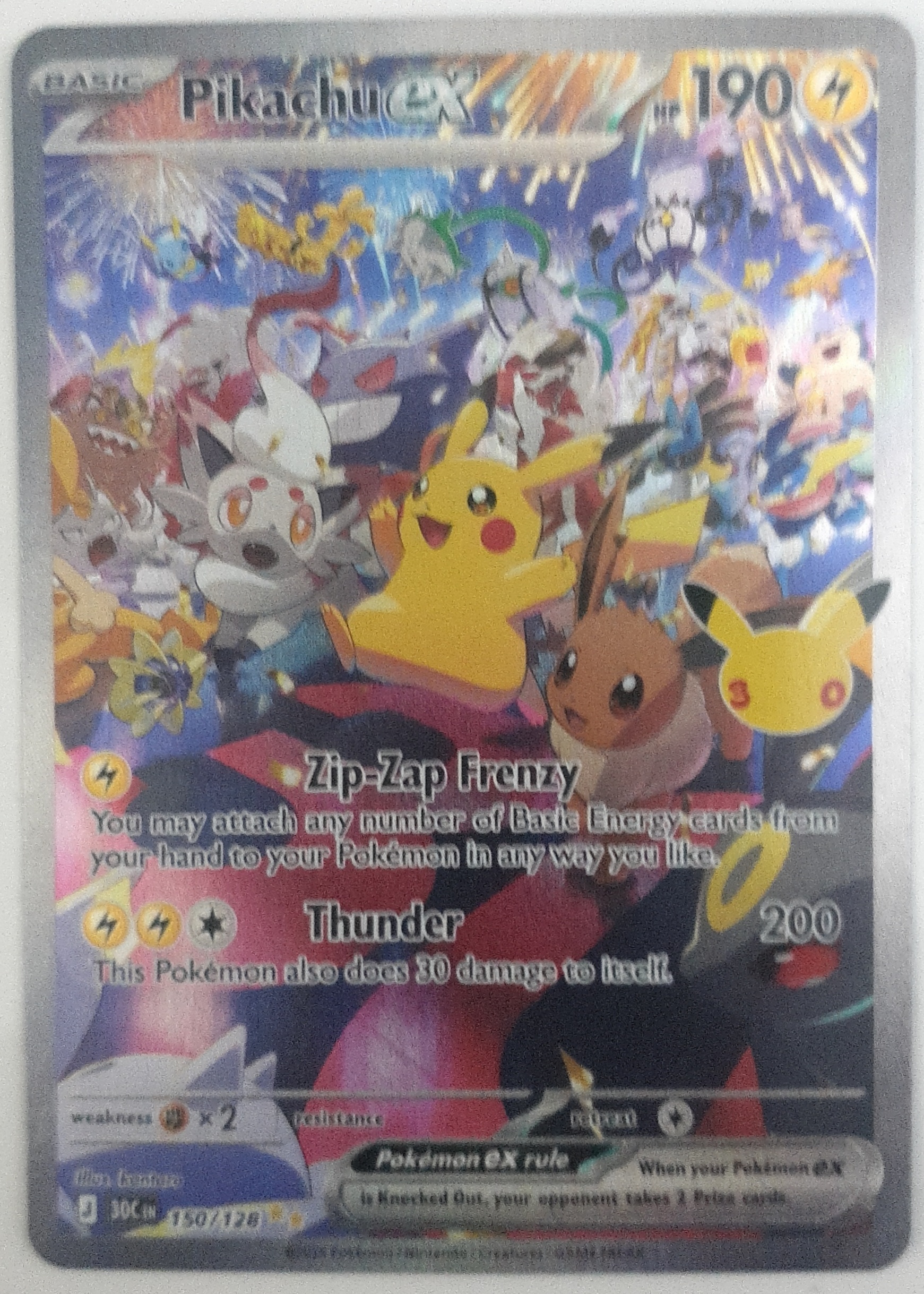 Pikachu ex - 30th Celebration [Grade 9.7]