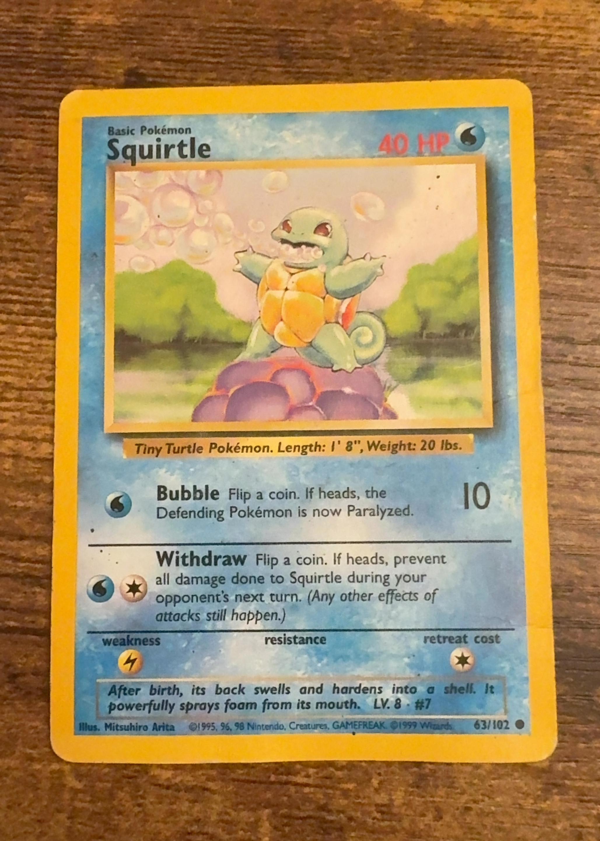 Squirtle - Grade 4 - Base Set #63/102 | TCGrader