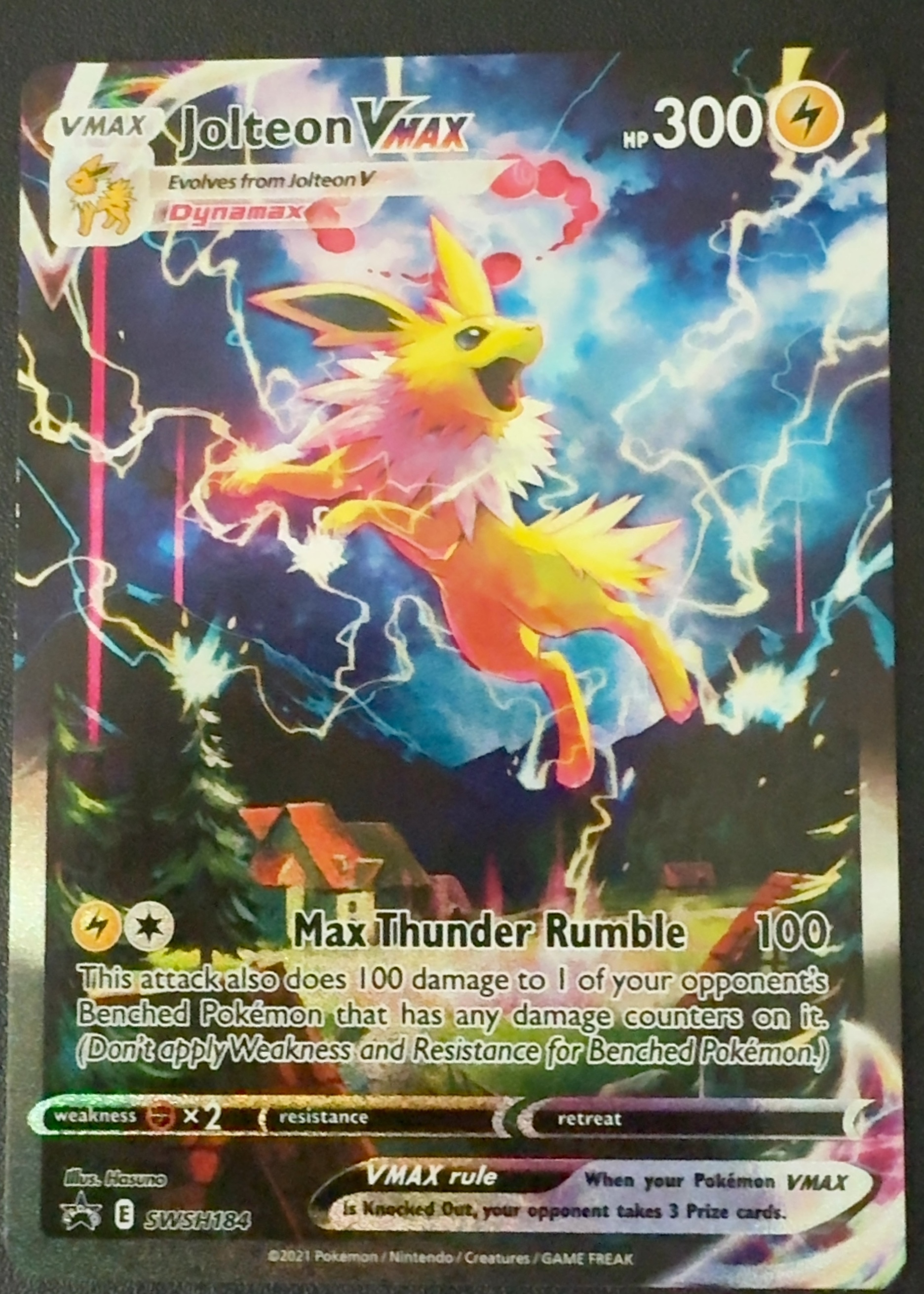 Jolteon VMAX - SWSH Black Star Promos [Grade 8.5]