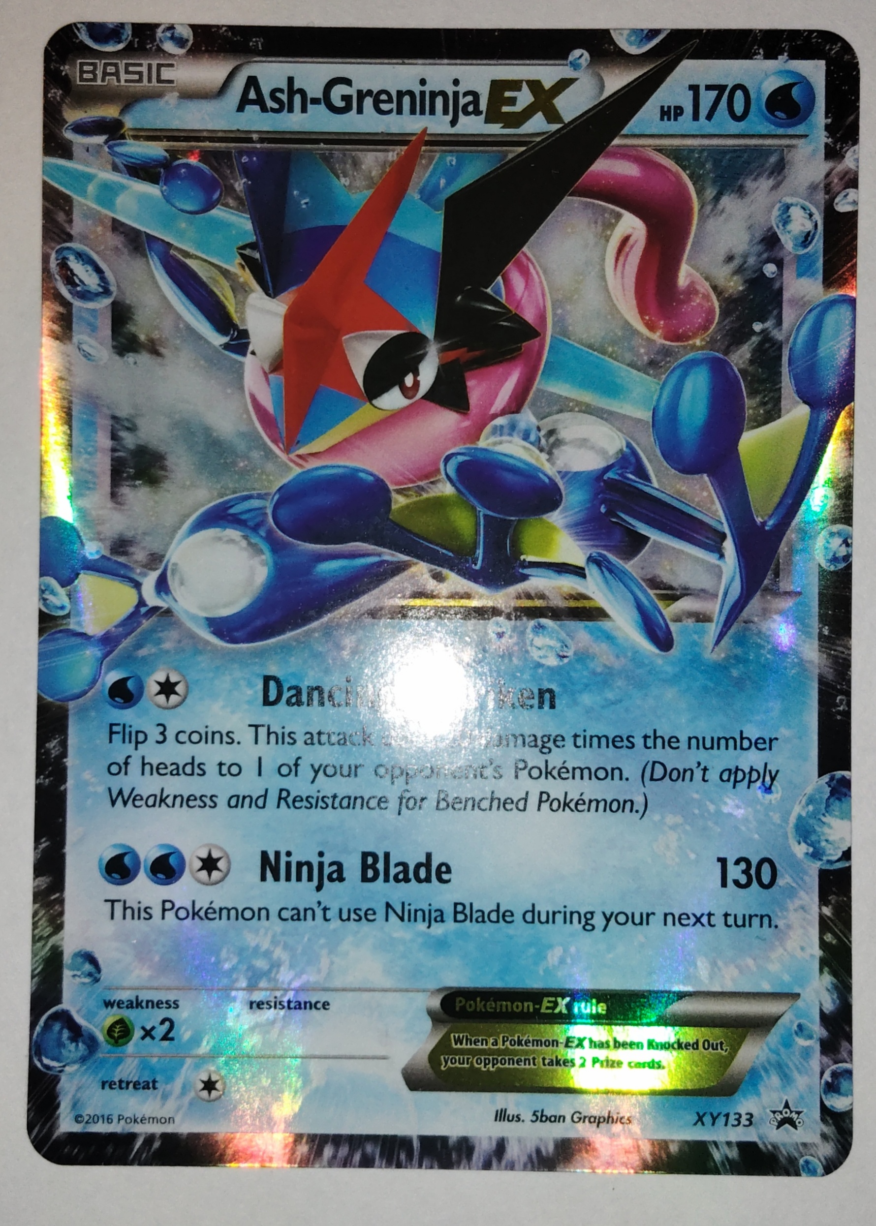 Ash-Greninja-EX - XY Black Star Promos [Grade 9]