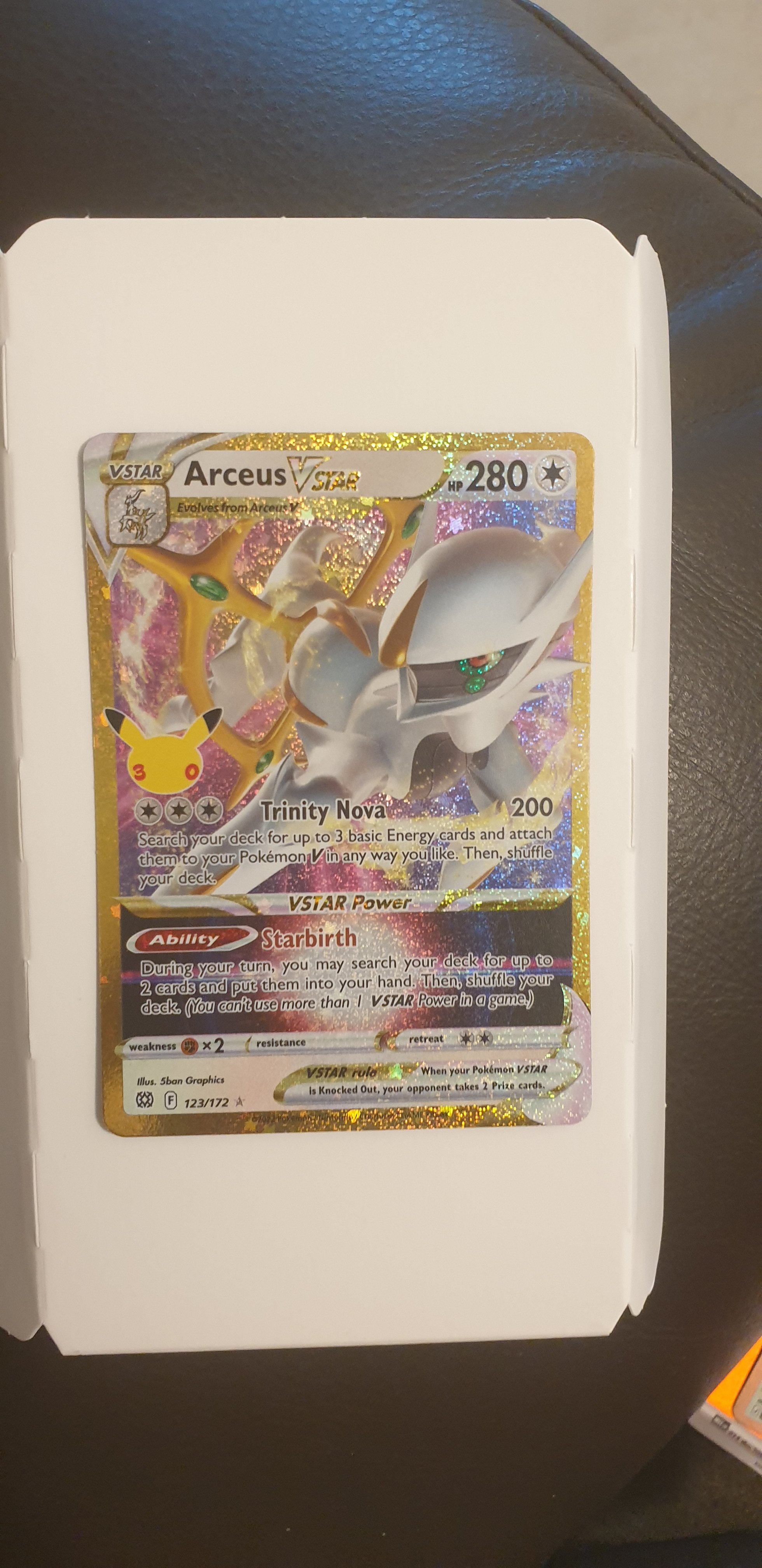 Arceus VSTAR (Pikachu 30th Anniversary Stamp Promo)